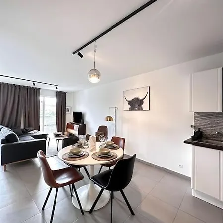 Apartment - Superbe 2ch - Parking Free Mons (Bergen)